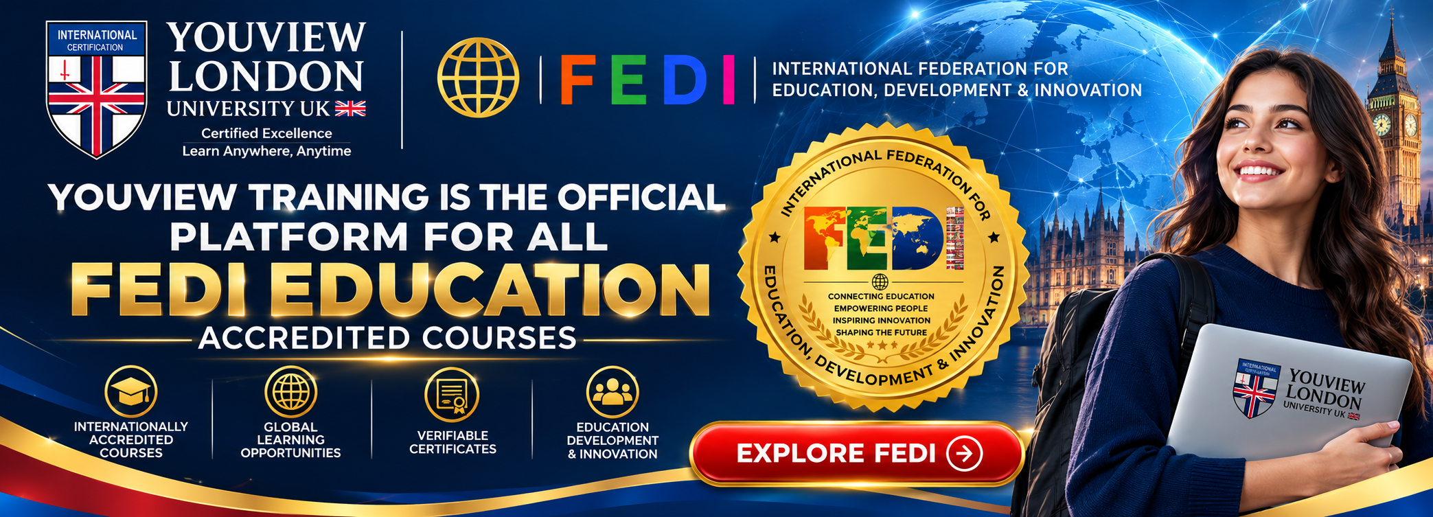 Youview Training - Official Platform for All FEDI Education Accredited Courses